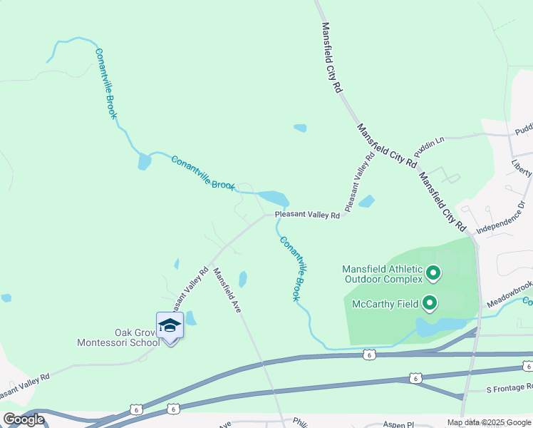 map of restaurants, bars, coffee shops, grocery stores, and more near 231 Farm Lane in Mansfield