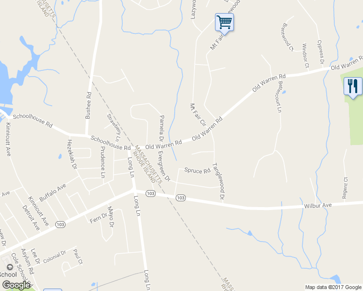 map of restaurants, bars, coffee shops, grocery stores, and more near 746 Old Warren Road in Swansea