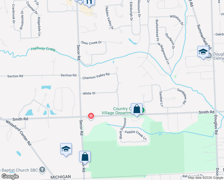 map of restaurants, bars, coffee shops, grocery stores, and more near 3144 White Street in Lambertville