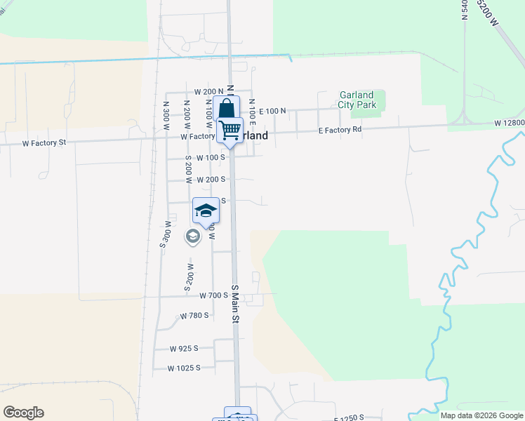 map of restaurants, bars, coffee shops, grocery stores, and more near 128 East 300 South in Garland