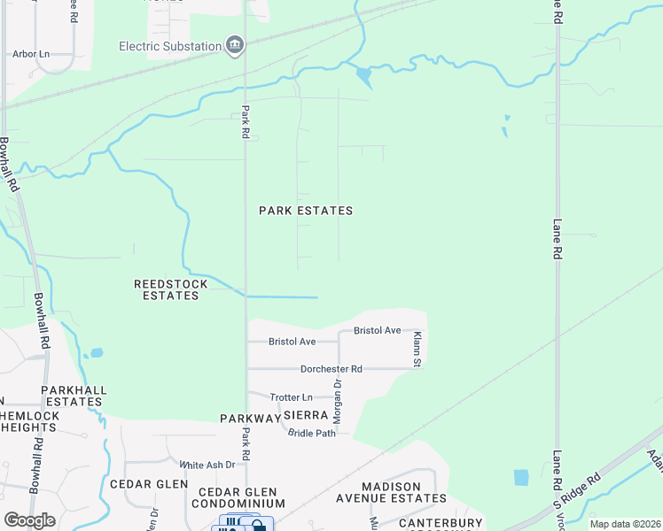 map of restaurants, bars, coffee shops, grocery stores, and more near 397 Morgan Drive in Painesville