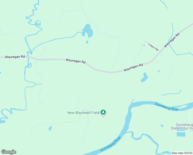 map of restaurants, bars, coffee shops, grocery stores, and more near 189 Wauregan Road in Canterbury