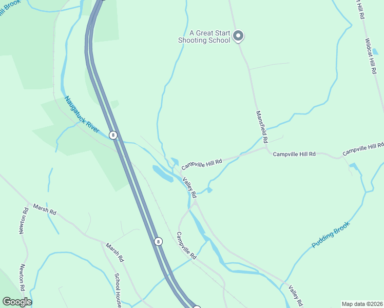 map of restaurants, bars, coffee shops, grocery stores, and more near 172 Campville Hill Road in Harwinton