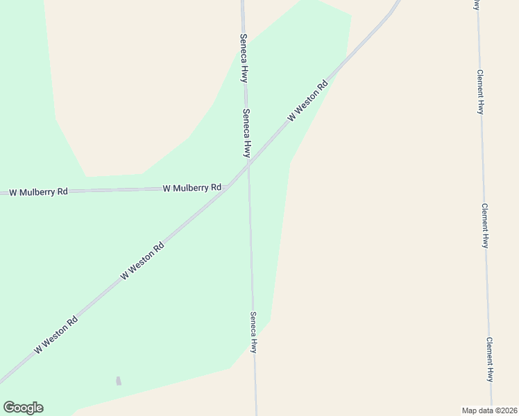 map of restaurants, bars, coffee shops, grocery stores, and more near 12155 Seneca Highway in Morenci