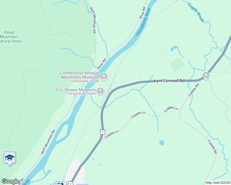 map of restaurants, bars, coffee shops, grocery stores, and more near 43 Kent Cornwall Road in Kent