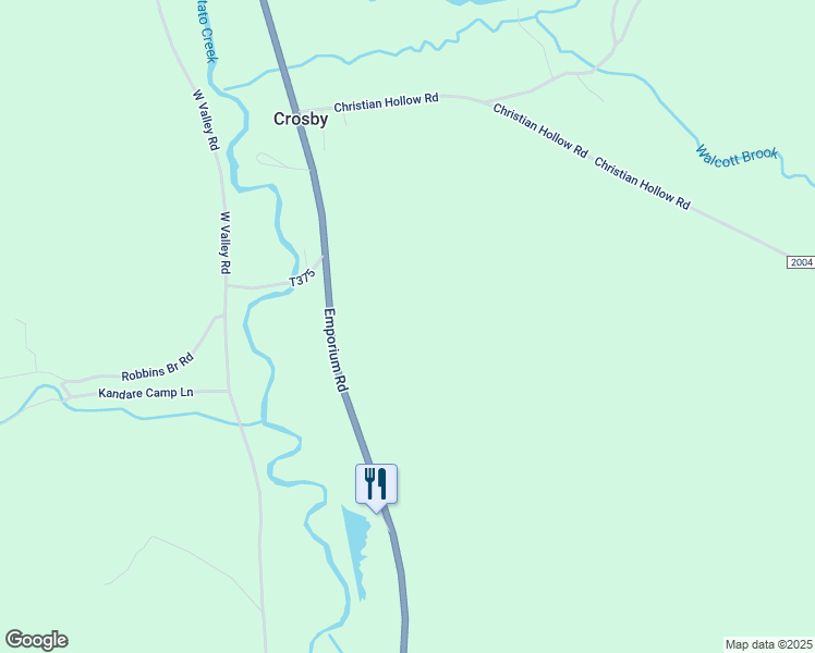 map of restaurants, bars, coffee shops, grocery stores, and more near in Crosby