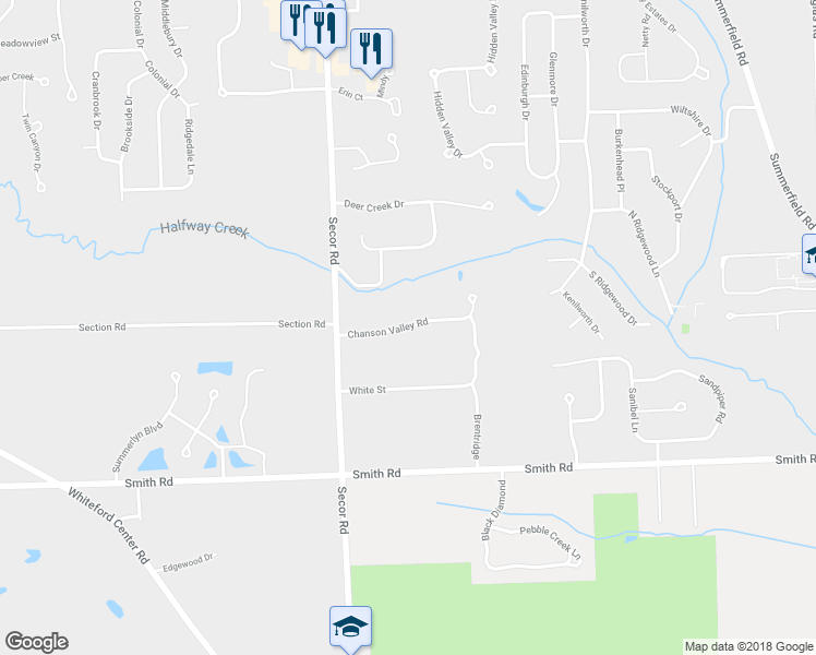 map of restaurants, bars, coffee shops, grocery stores, and more near 3256 Chanson Valley Road in Lambertville