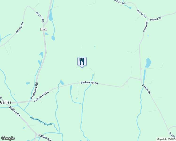 map of restaurants, bars, coffee shops, grocery stores, and more near 33 Dusty Trail in Wayne