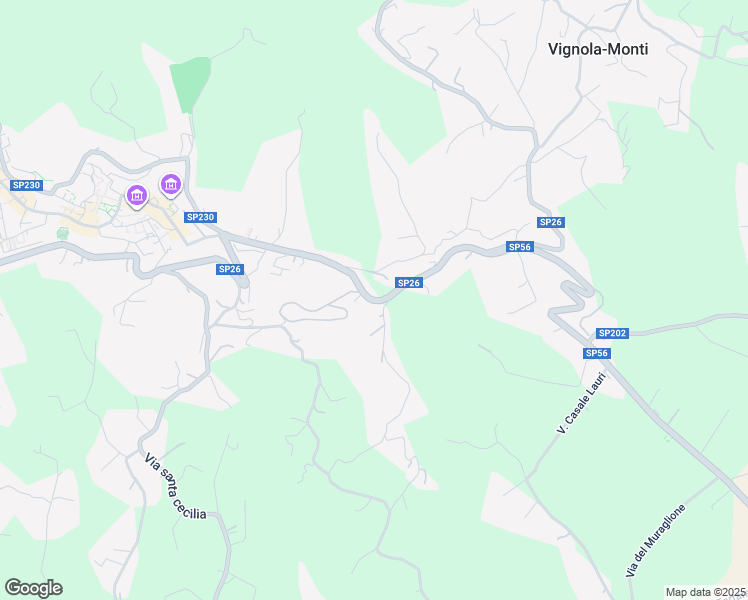 map of restaurants, bars, coffee shops, grocery stores, and more near 2 Via Della Castagnola in Anagni