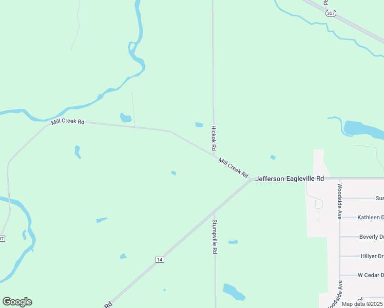 map of restaurants, bars, coffee shops, grocery stores, and more near 1352 Mill Creek Road in Jefferson