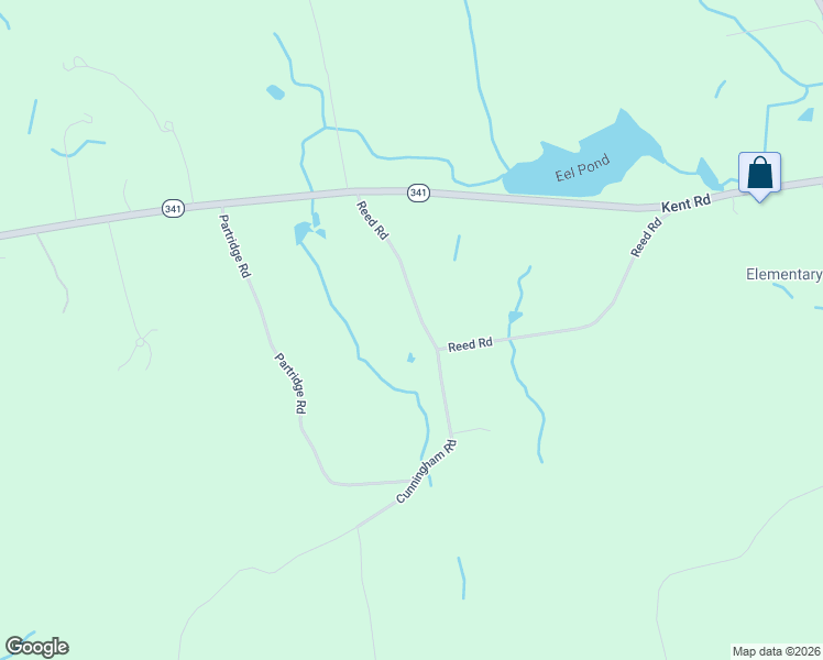 map of restaurants, bars, coffee shops, grocery stores, and more near 70 Reed Road in Warren