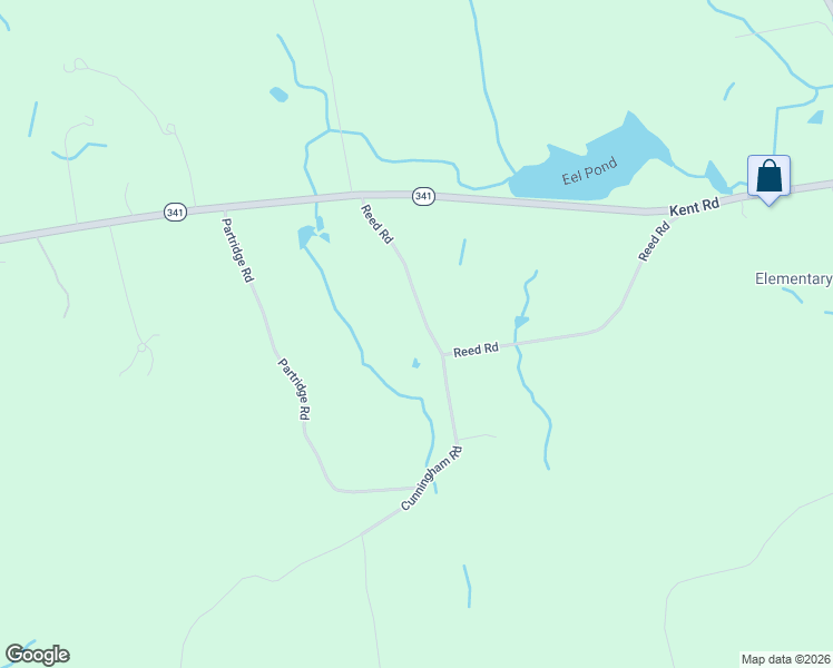 map of restaurants, bars, coffee shops, grocery stores, and more near 70 Reed Road in Warren