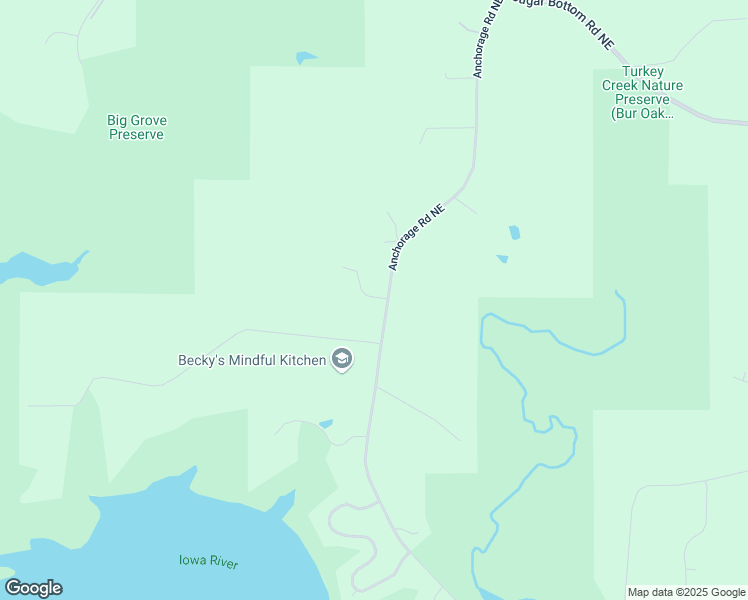 map of restaurants, bars, coffee shops, grocery stores, and more near 2651 Anchorage Road Northeast in Solon