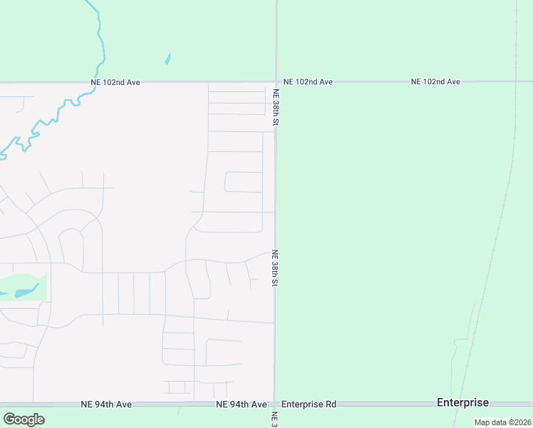 map of restaurants, bars, coffee shops, grocery stores, and more near 9400-10198 Northeast 38th Street in Elkhart