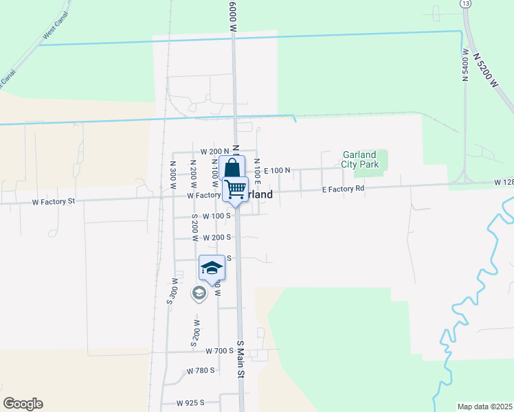 map of restaurants, bars, coffee shops, grocery stores, and more near 3 100 East in Garland