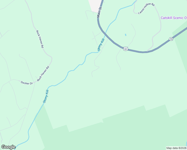 map of restaurants, bars, coffee shops, grocery stores, and more near 43 Park Lane in Kerhonkson