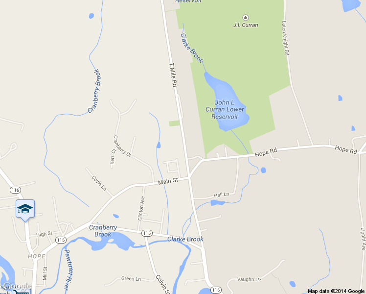 map of restaurants, bars, coffee shops, grocery stores, and more near 190 Seven Mile Road in Scituate