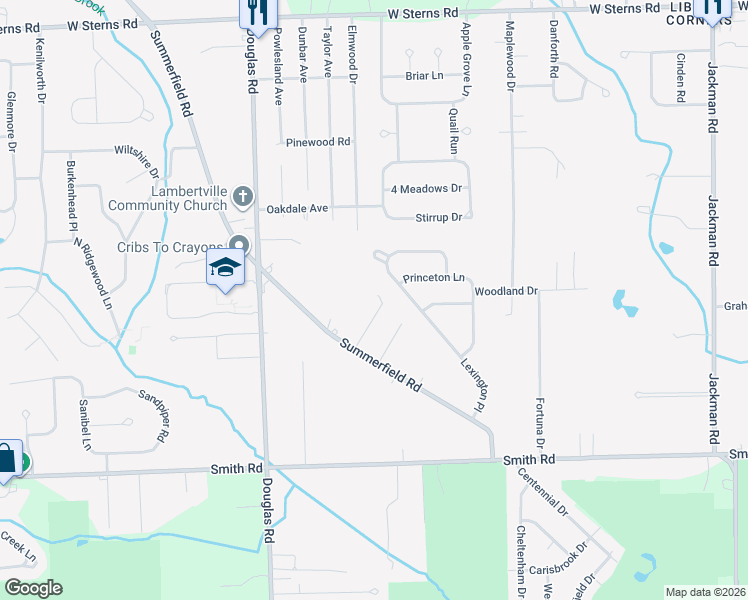 map of restaurants, bars, coffee shops, grocery stores, and more near 2328 Mason Drive in Temperance