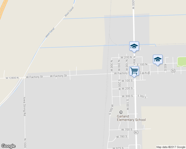 map of restaurants, bars, coffee shops, grocery stores, and more near 531 West Factory Street in Garland