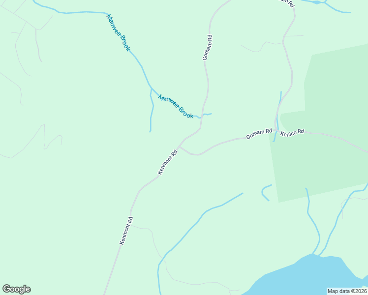 map of restaurants, bars, coffee shops, grocery stores, and more near 165 Gorham Road in Kent