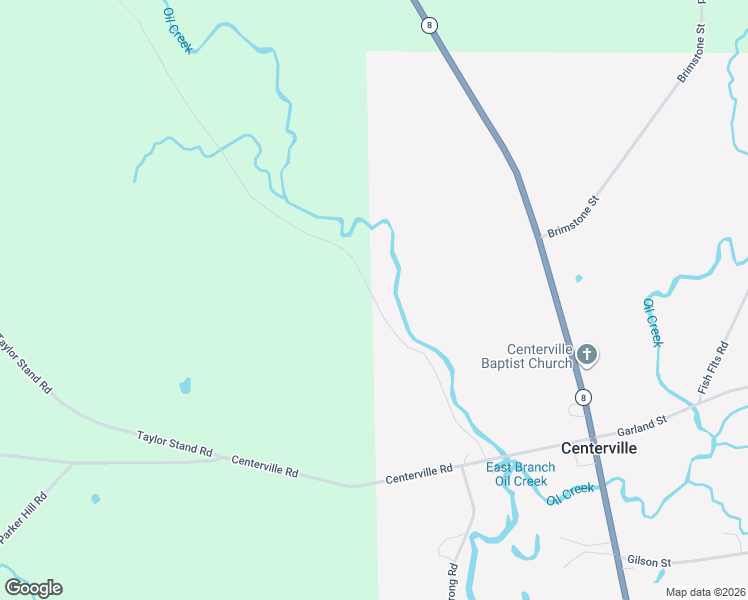 map of restaurants, bars, coffee shops, grocery stores, and more near Cemetery Road in Centerville