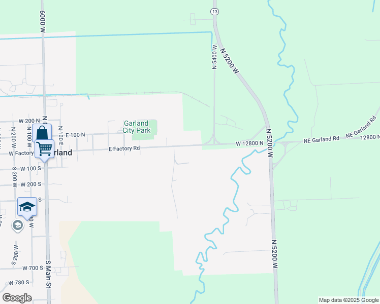 map of restaurants, bars, coffee shops, grocery stores, and more near 898 East Factory Street in Garland