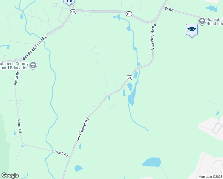 map of restaurants, bars, coffee shops, grocery stores, and more near 835 Van Wagner Road in Poughkeepsie