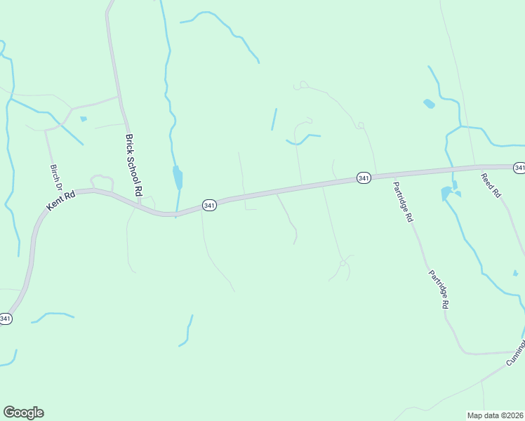 map of restaurants, bars, coffee shops, grocery stores, and more near 184 Kent Road in Warren