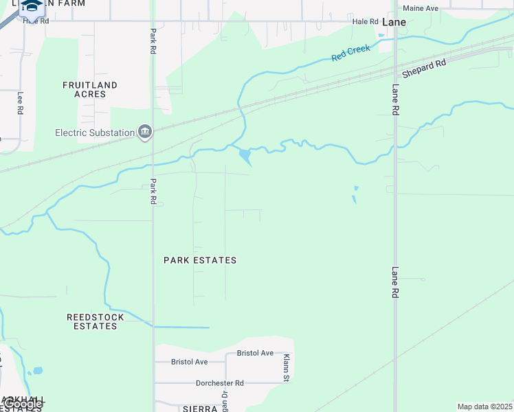 map of restaurants, bars, coffee shops, grocery stores, and more near 2520 Bartwood Drive in Painesville