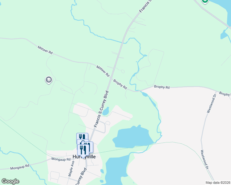 map of restaurants, bars, coffee shops, grocery stores, and more near 314 Main in Hurleyville