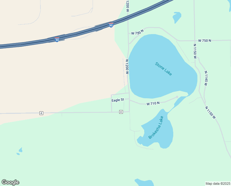 map of restaurants, bars, coffee shops, grocery stores, and more near 51853 East County Line Road in Middlebury