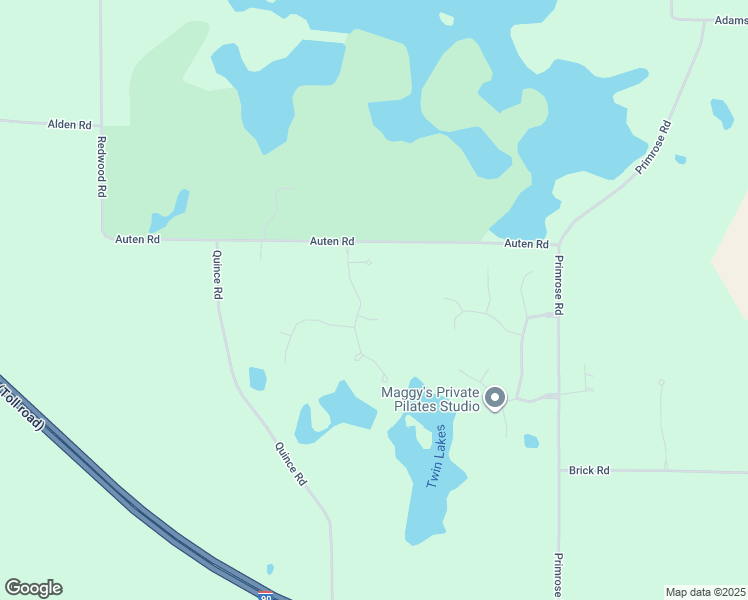 map of restaurants, bars, coffee shops, grocery stores, and more near 26416 Olympic Club Drive in South Bend