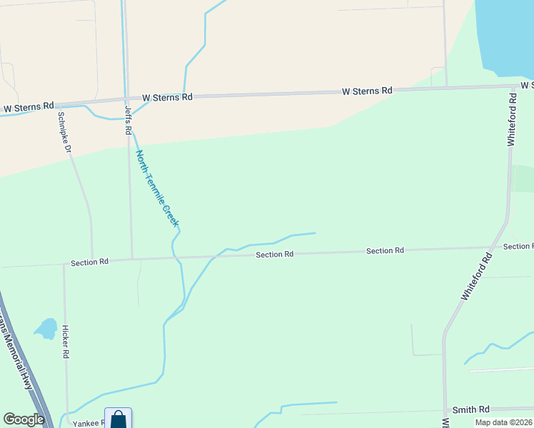 map of restaurants, bars, coffee shops, grocery stores, and more near 5576 Section Road in Ottawa Lake
