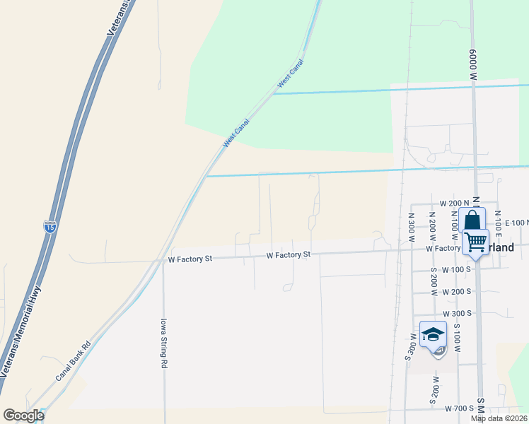 map of restaurants, bars, coffee shops, grocery stores, and more near 191 North 900 West in Garland