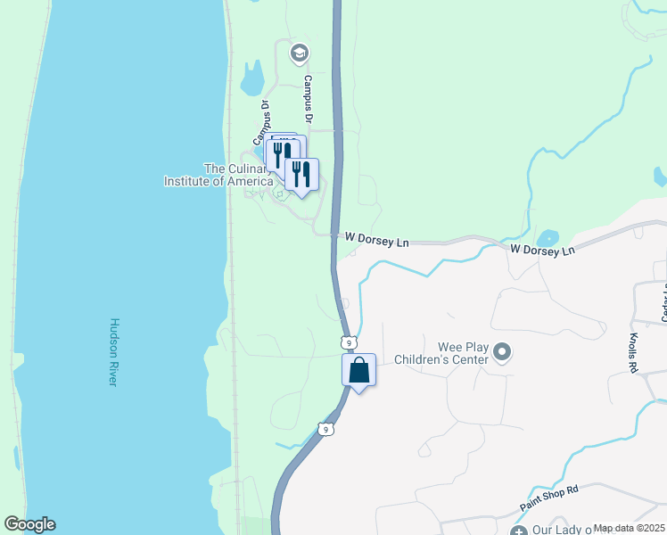 map of restaurants, bars, coffee shops, grocery stores, and more near in 