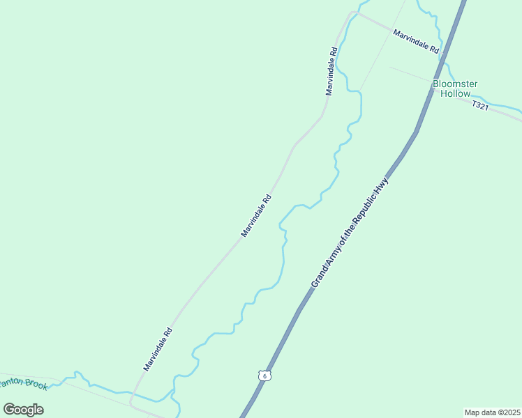 map of restaurants, bars, coffee shops, grocery stores, and more near Marvindale Road in McKean County