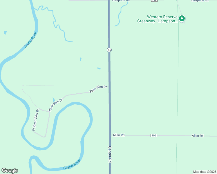 map of restaurants, bars, coffee shops, grocery stores, and more near 729 Ohio 45 in Austinburg