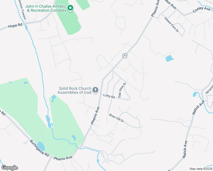 map of restaurants, bars, coffee shops, grocery stores, and more near 51 High View Drive in Cranston