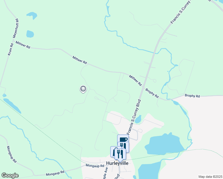 map of restaurants, bars, coffee shops, grocery stores, and more near in Hurleyville
