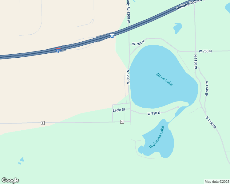 map of restaurants, bars, coffee shops, grocery stores, and more near 51853 East County Line Road in Middlebury
