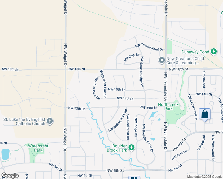 map of restaurants, bars, coffee shops, grocery stores, and more near 4910 Northwest 15th Street in Ankeny