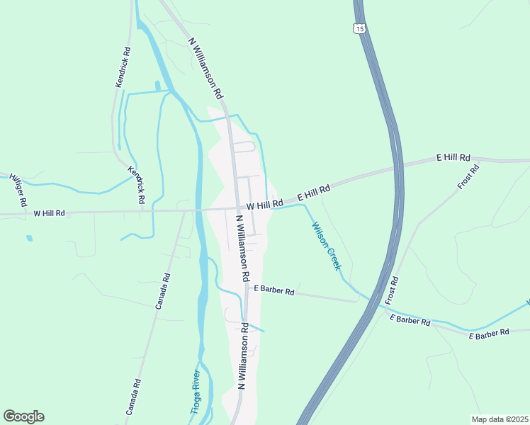map of restaurants, bars, coffee shops, grocery stores, and more near State Rd in Tioga