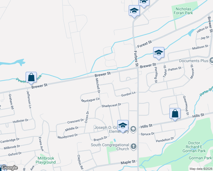 map of restaurants, bars, coffee shops, grocery stores, and more near 27 Lorraine Court in East Hartford