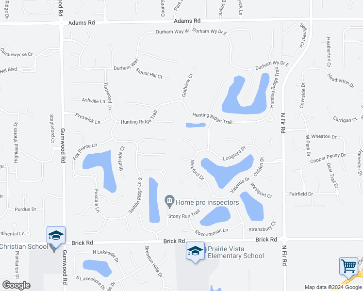map of restaurants, bars, coffee shops, grocery stores, and more near 15474 Tabor Hill Court in Granger