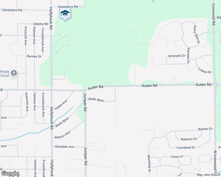 map of restaurants, bars, coffee shops, grocery stores, and more near 51699 Emmons Road in South Bend