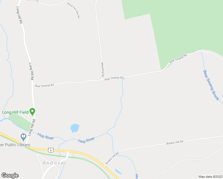 map of restaurants, bars, coffee shops, grocery stores, and more near 84 Bear Swamp Road in Andover
