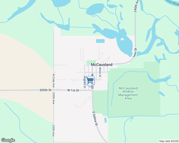 map of restaurants, bars, coffee shops, grocery stores, and more near 101-149 West Bennet Street in McCausland