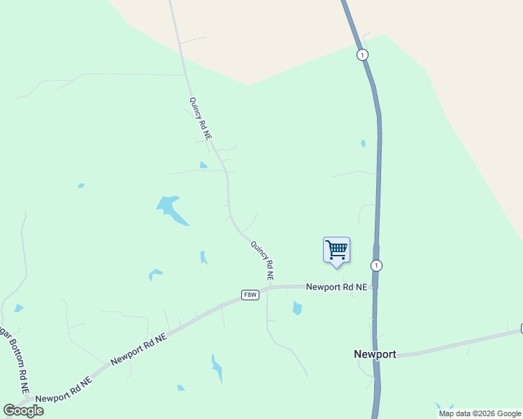 map of restaurants, bars, coffee shops, grocery stores, and more near 2610-2698 Quincy Road Northeast in Solon