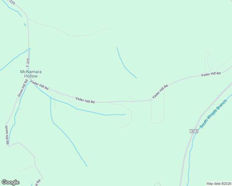 map of restaurants, bars, coffee shops, grocery stores, and more near 345 Vader Hill Road in Coudersport