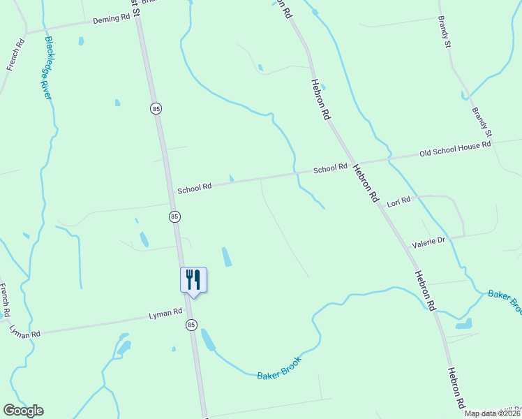 map of restaurants, bars, coffee shops, grocery stores, and more near 13 Tumblebrook Road in Bolton